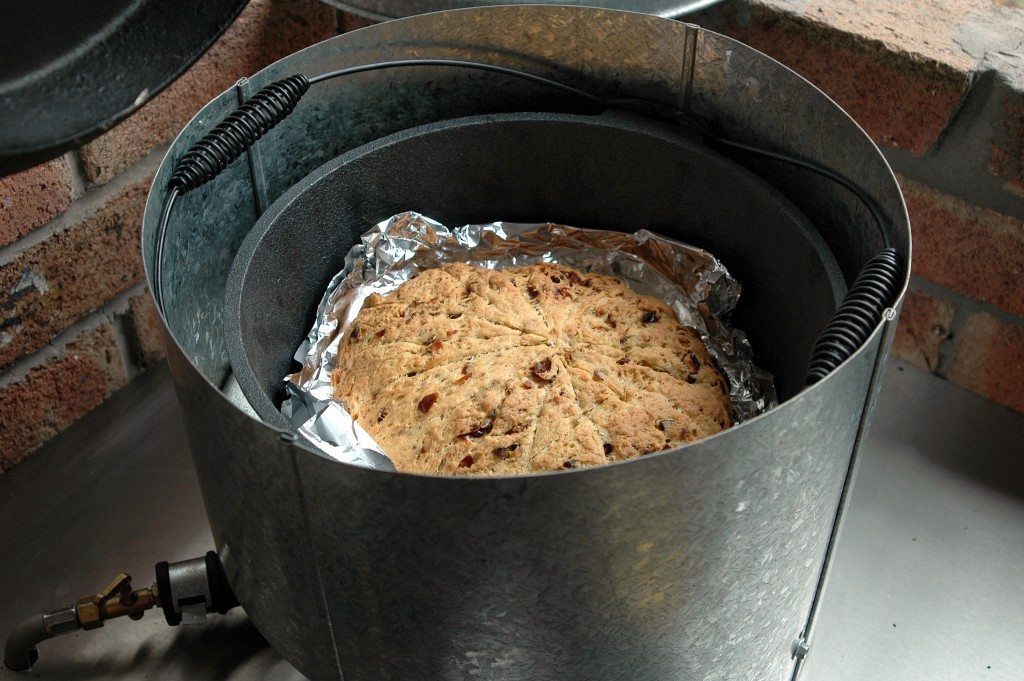 Damper is easy to make and only requires self raising flour, salt and water.