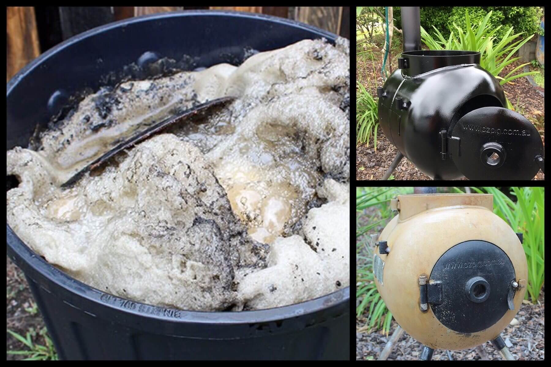 Cleaning and repainting a Rusty Ozpig using Molasses  | The Camp Oven Cook