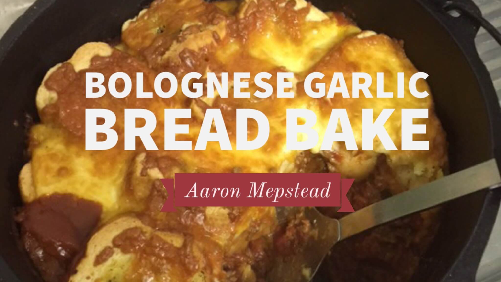 Bolognese Garlic Bread Bake