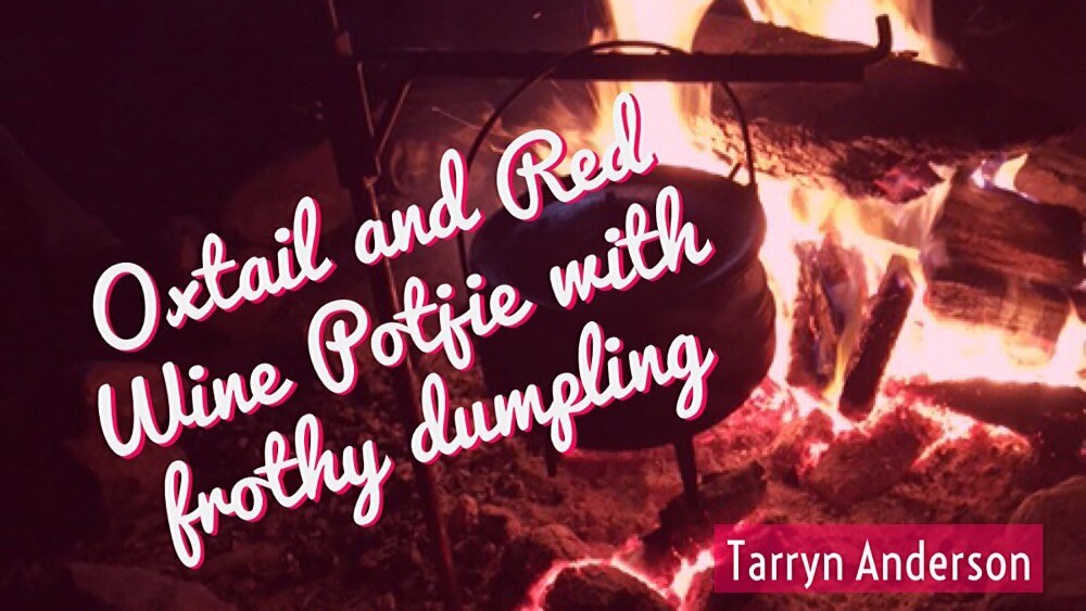 Oxtail Red Wine Potjie with frothy dumpling | Tarryn Anderson