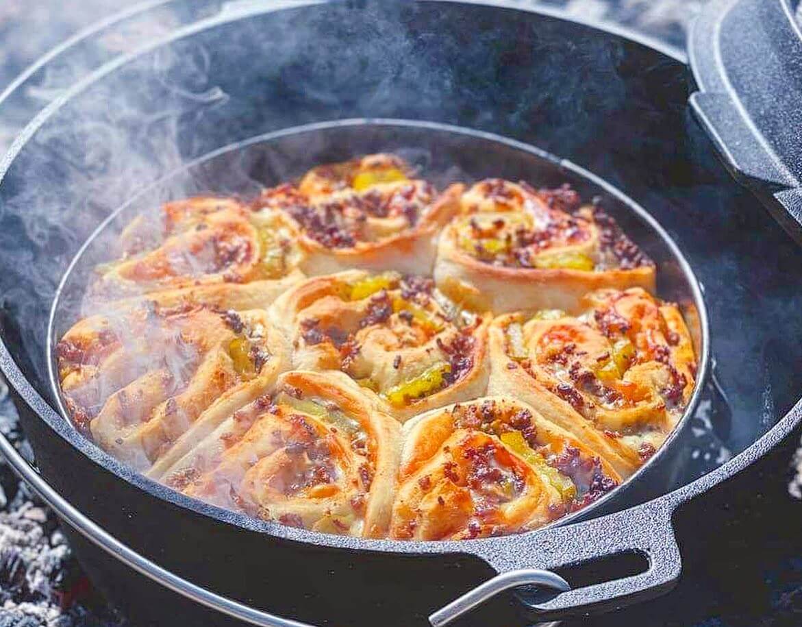 Cheese Burger Pull Apart Scrolls!