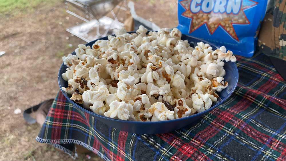 Camp Oven Popcorn