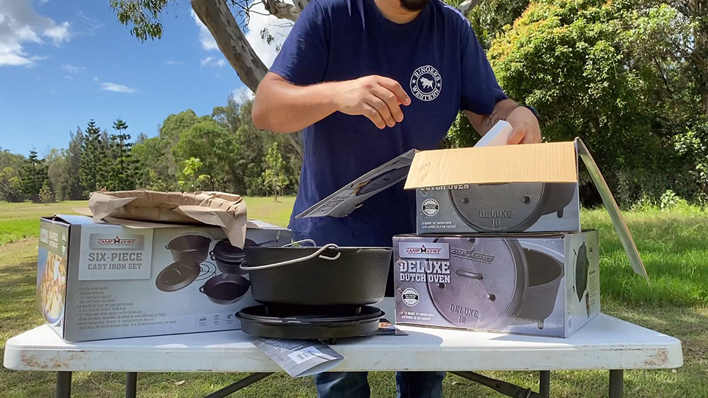 camp chef camp oven unboxing