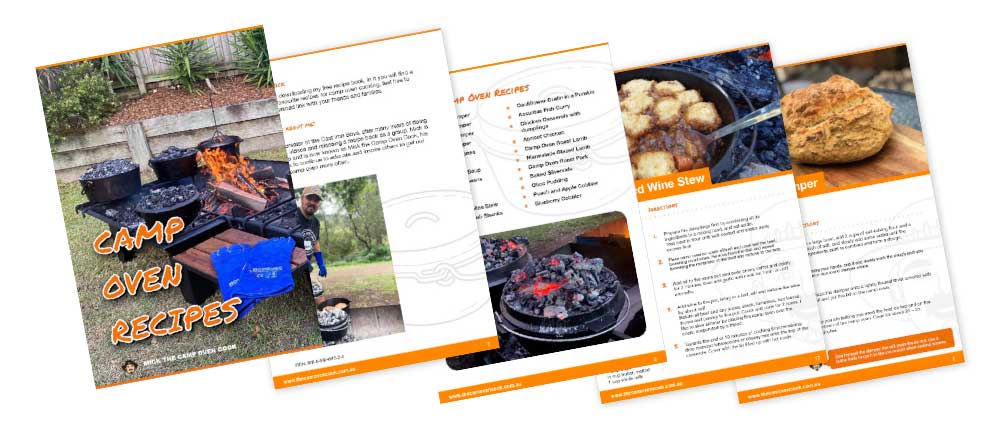 free camp oven recipe e-book